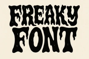 Freaky Font