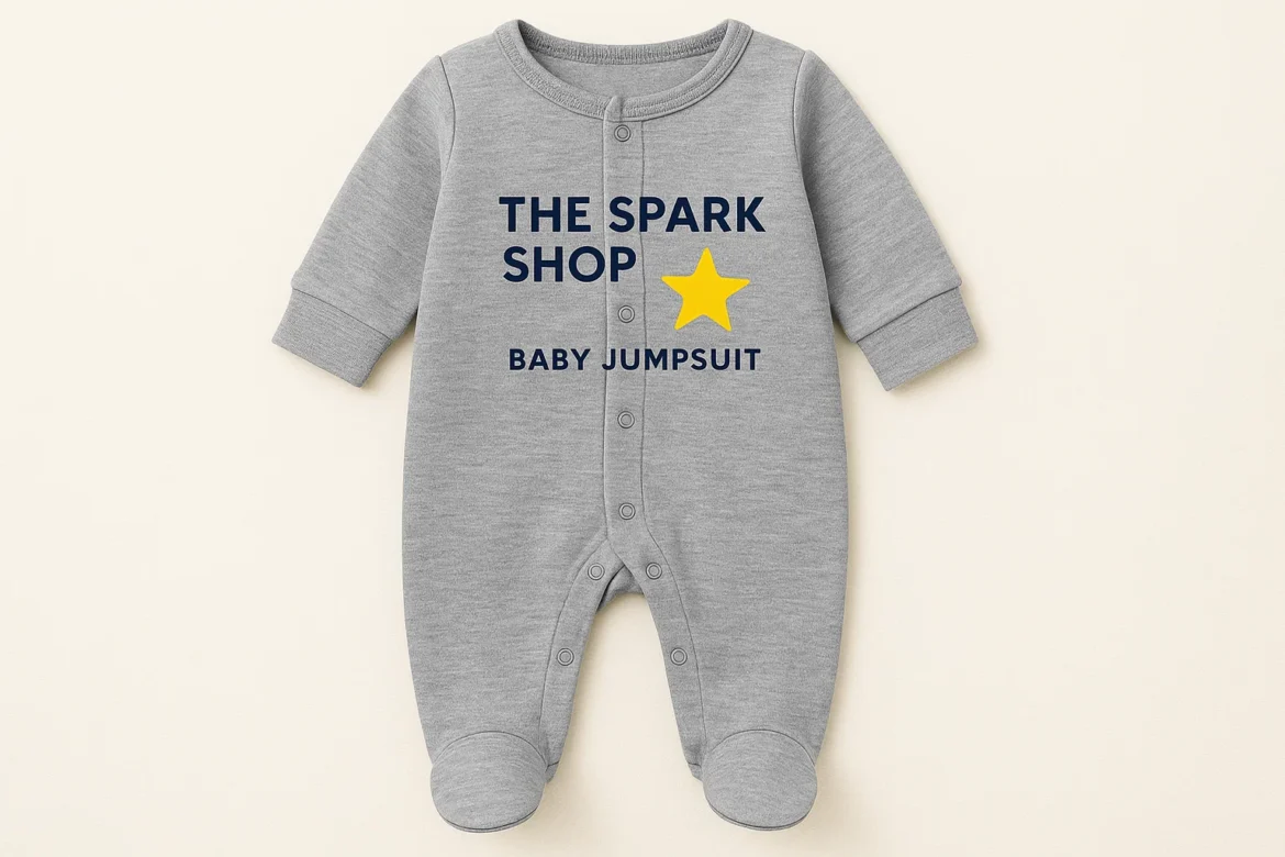 The Spark Shop Baby Jumpsuit – Tiny Threads with Big Charm