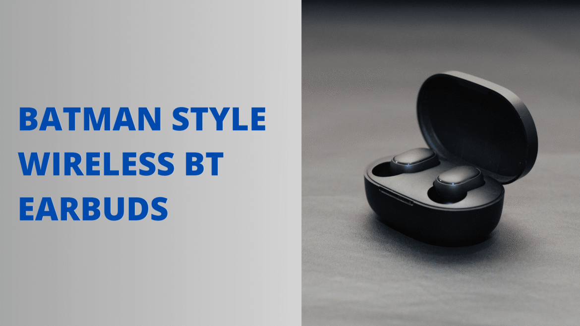 Rs 125 Only on TheSpark Shop Batman Style Wireless BT Earbuds