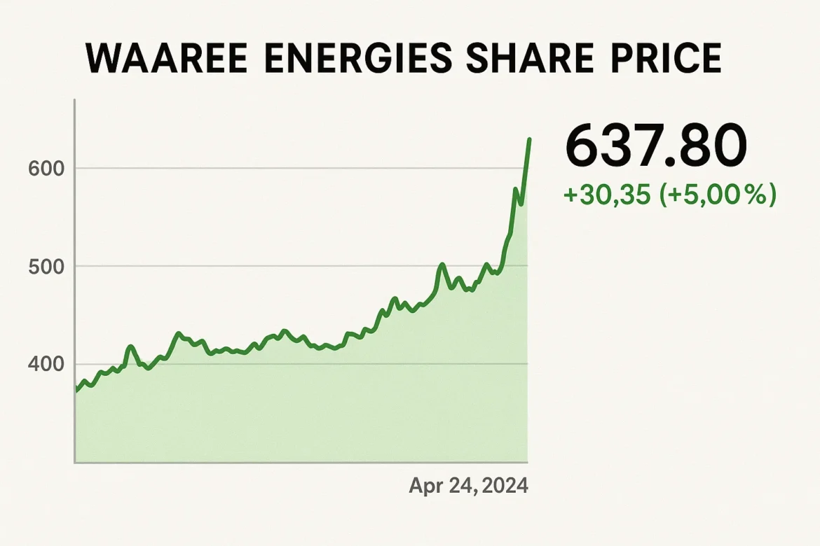 waaree energies share price